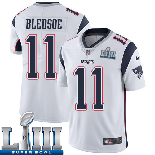 Women New England Patriots #11 Edelman white Nike Vapor Untouchable Limited 2019 Super Bowl LIII NFL Jerseys